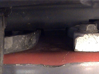 Hood Latch with hood fully closed