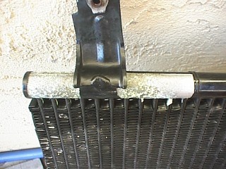 Old leaking condenser